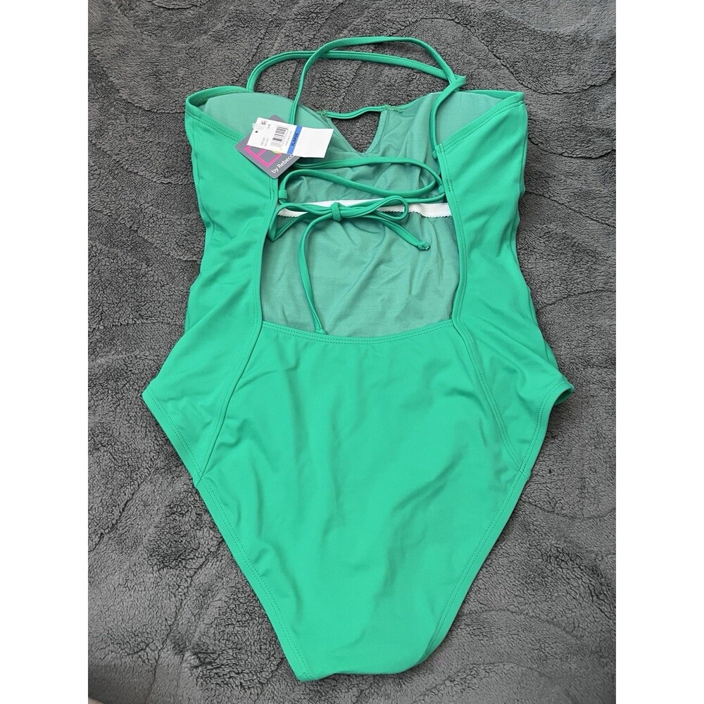 New Women’s One Piece Swimsuit Purple Size Medium - Picture 4 of 8